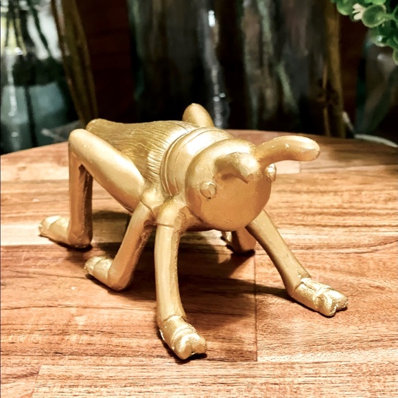 Target LUCKY Gold Grasshopper Garden Figure - Picture 7 of 15